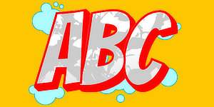 Use Bangers Graffiti Font ABC graphic