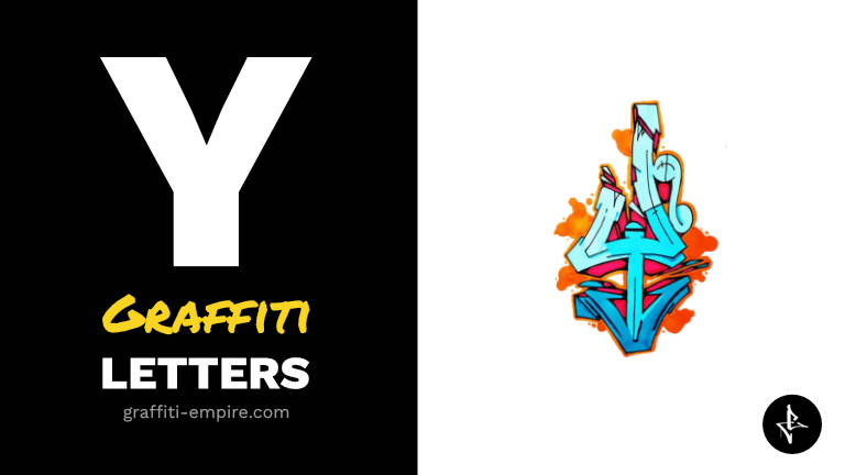 y graffiti letters thumbnail graphic