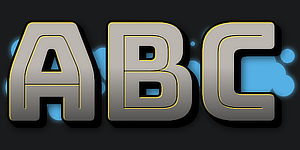 ABC graphic preview of the font Switch the graffiti generator font to Wildstyle Graffiti Font