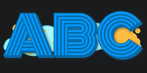 ABC graphic preview of the font Switch the graffiti generator font to Wildstyle Graffiti Font