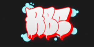 ABC graphic preview of the font Switch the graffiti generator font to Throwie Graffiti Font with drips