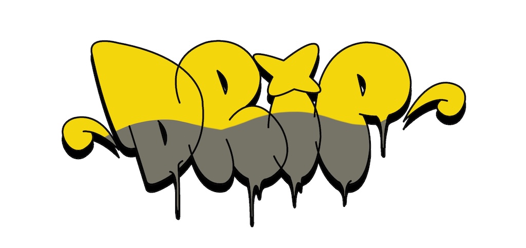 Step by step drip Graffiti Drawing Guide Step 7 graphic