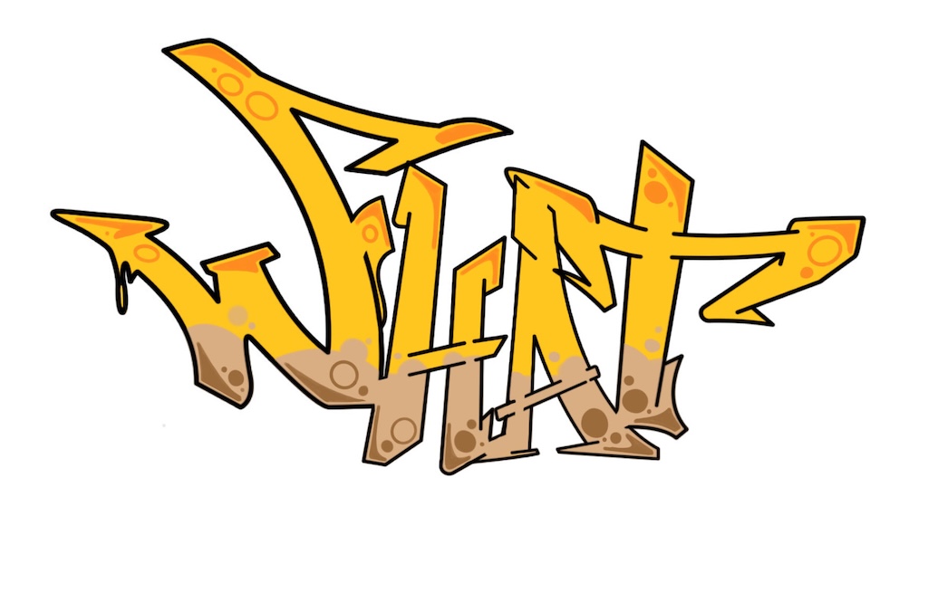 Step by step what Graffiti Drawing Guide Step 8 graphic