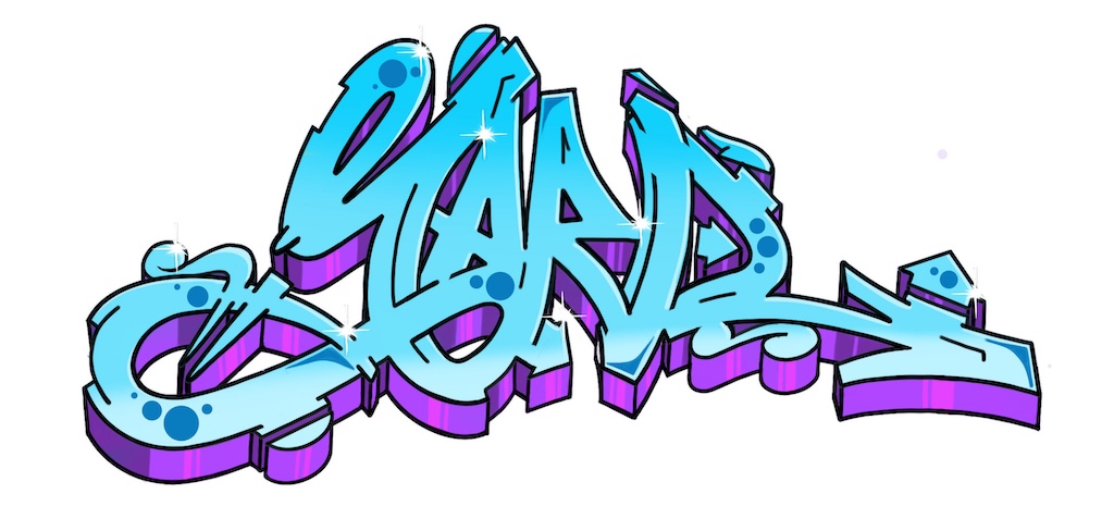 Step by step yard Graffiti Drawing Guide Step 12 graphic