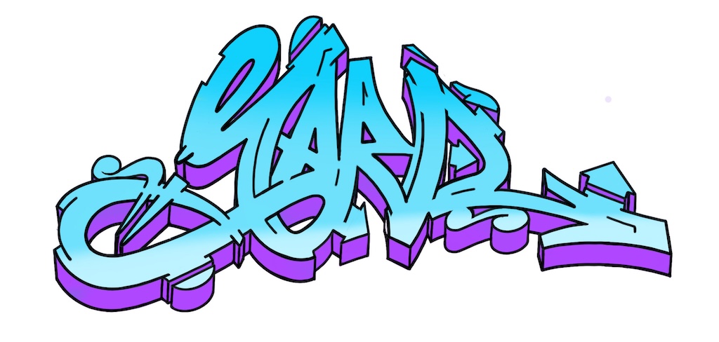 Step by step yard Graffiti Drawing Guide Step 9 graphic