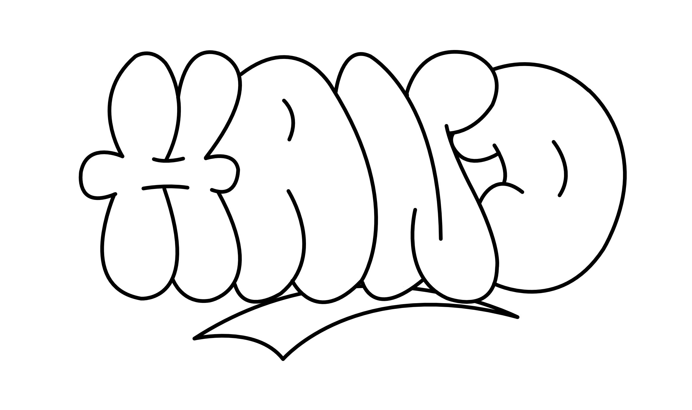 hand Graffiti Tutorial Step 5 graphic