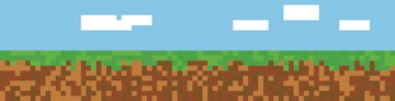 Change the background image of the canvas with  Minecraft Pixel Background 3