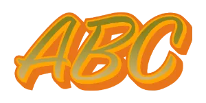 ABC graphic preview of the font  Switch the graffiti generator font to Wildstyle Graffiti Font