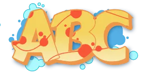 ABC graphic preview of the font  Switch the graffiti generator font to Wildstyle Graffiti Font