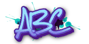 ABC graphic preview of the font  Switch the graffiti generator font to Wildstyle Graffiti Font