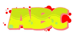 ABC graphic preview of the font  Switch the graffiti generator font to Wildstyle Graffiti Font