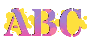 ABC graphic preview of the font  Switch the graffiti generator font to Wildstyle Graffiti Font