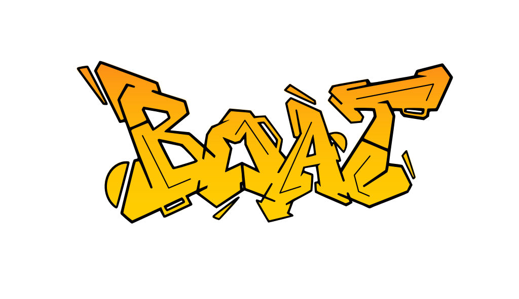 Step by step boat Graffiti Drawing Guide Step 7 graphic