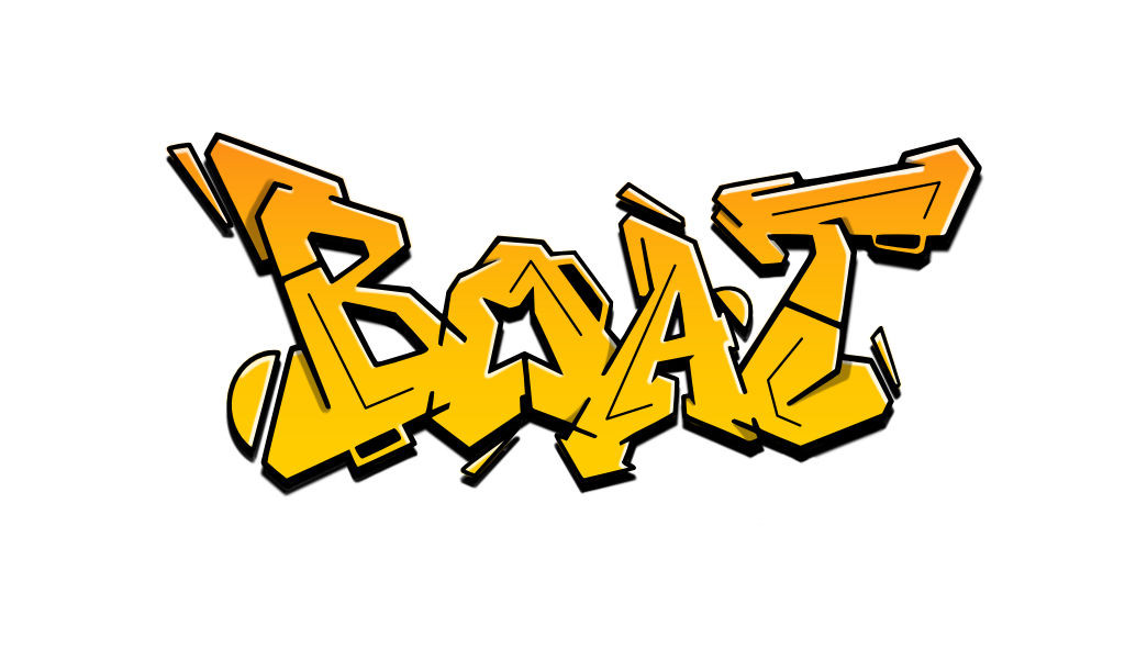 Step by step boat Graffiti Drawing Guide Step 9 graphic