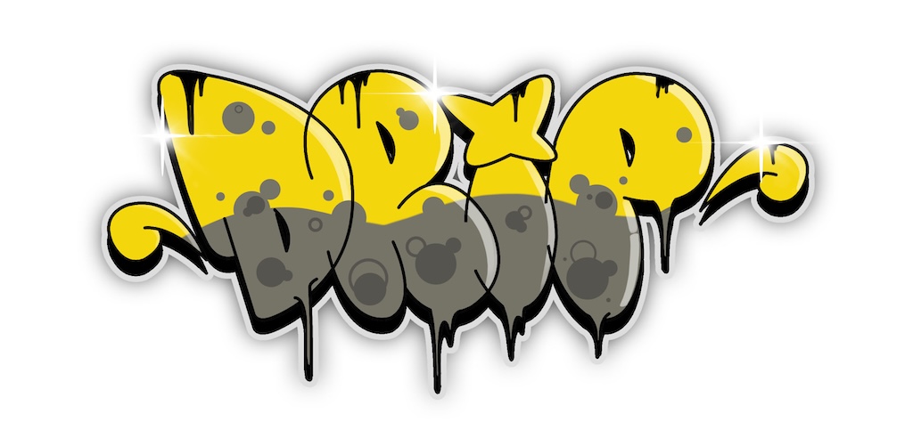 Step by step drip Graffiti Drawing Guide Step 11 graphic