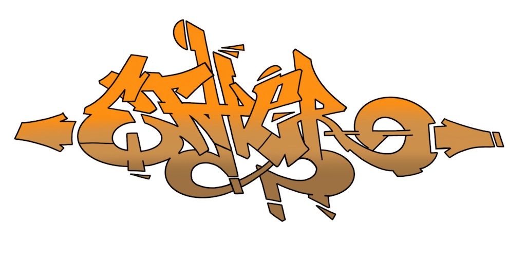 Step by step ether Graffiti Drawing Guide Step 8 graphic