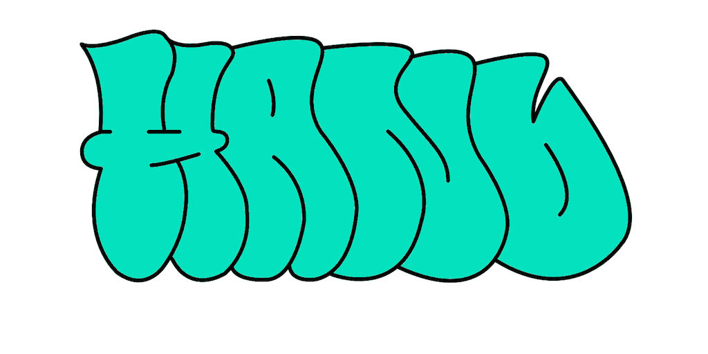 Step by step hand Graffiti Drawing Guide Step 5 graphic