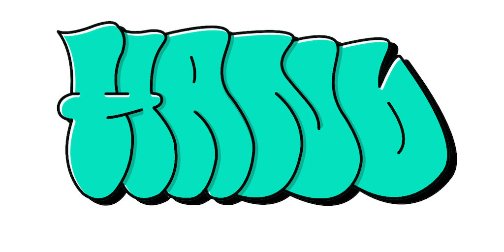 Step by step hand Graffiti Drawing Guide Step 7 graphic