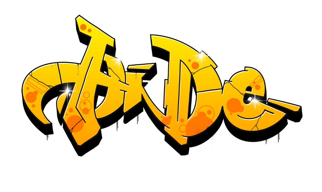 Step by step hide Graffiti Drawing Guide Step 10 graphic