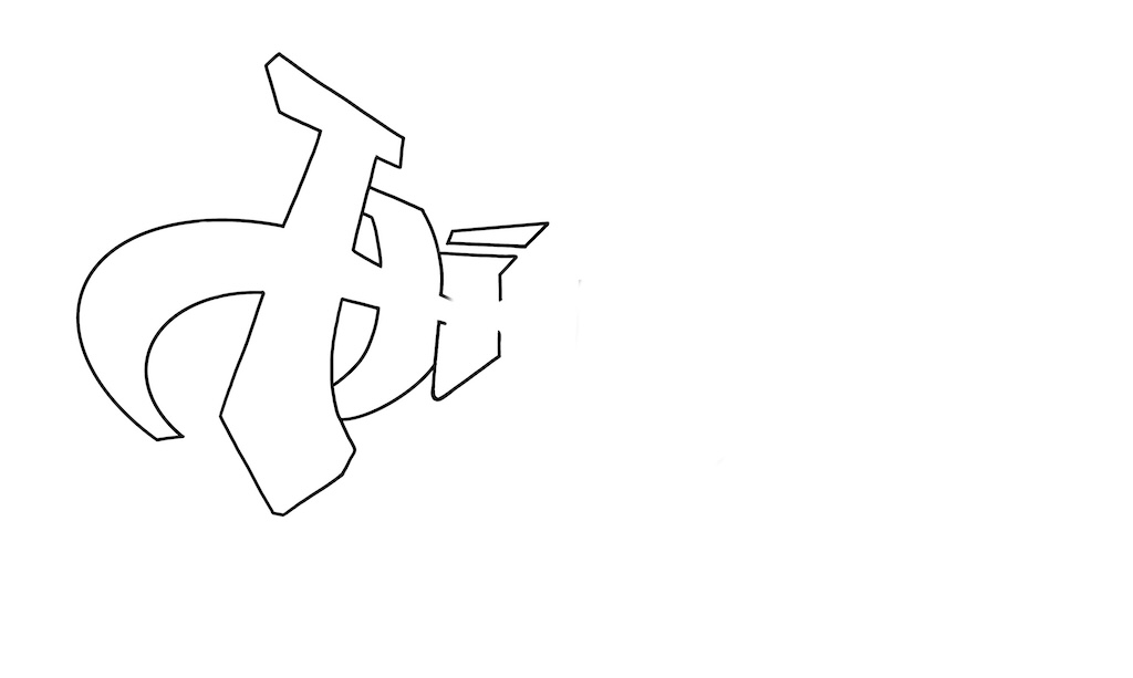 Step by step hide Graffiti Drawing Guide Step 2 graphic