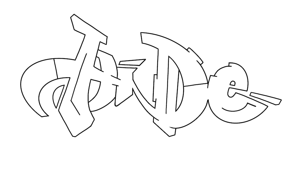 Step by step hide Graffiti Drawing Guide Step 6 graphic
