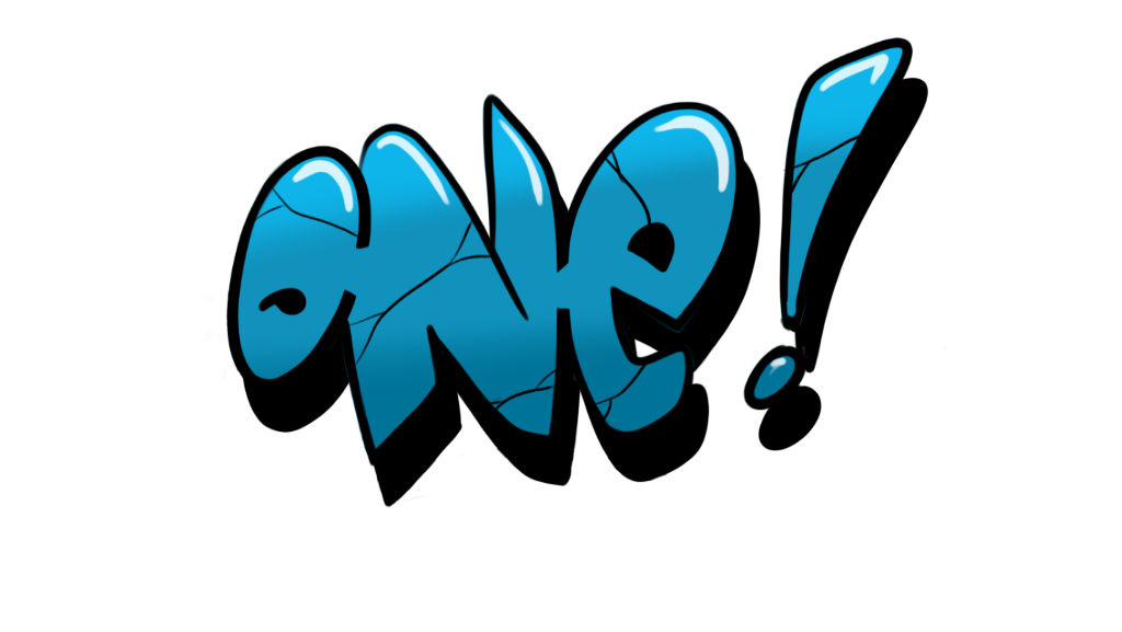 Step by step one Graffiti Drawing Guide Step 7 graphic