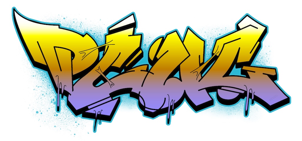 Step by step plug Graffiti Drawing Guide Step 10 graphic