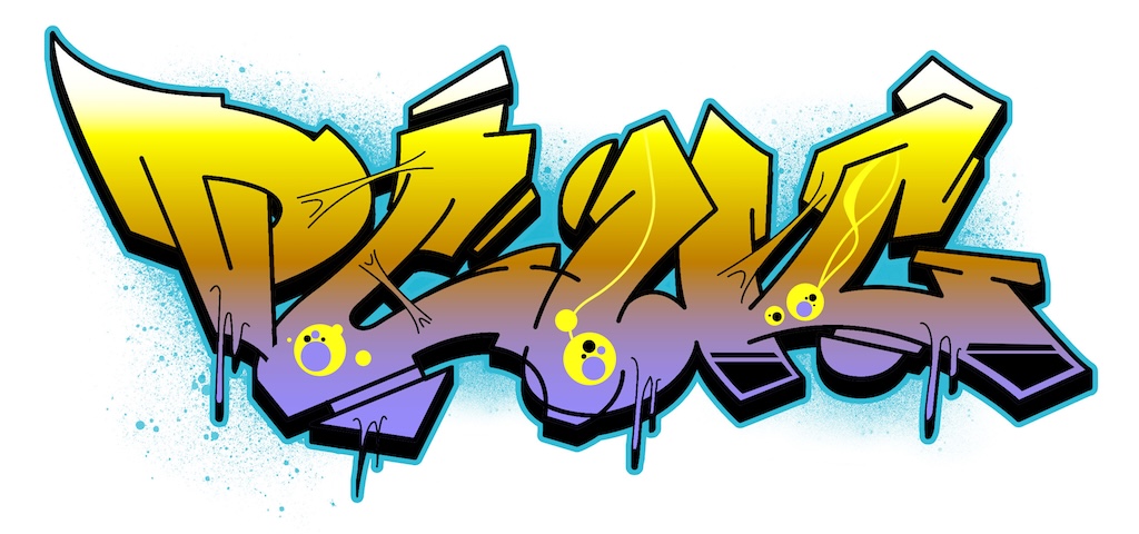 Step by step plug Graffiti Drawing Guide Step 11 graphic