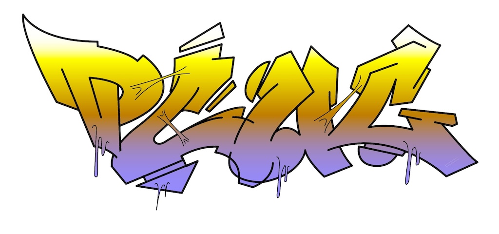 Step by step plug Graffiti Drawing Guide Step 7 graphic