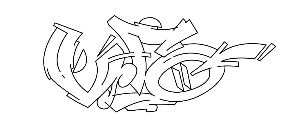 Step by step ufo Graffiti Drawing Guide Step 5 graphic