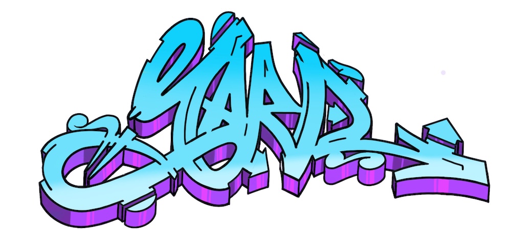 Step by step yard Graffiti Drawing Guide Step 10 graphic