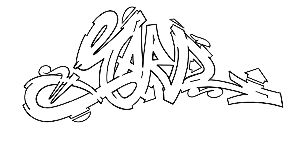 Step by step yard Graffiti Drawing Guide Step 6 graphic