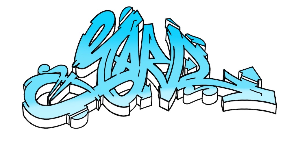 Step by step yard Graffiti Drawing Guide Step 8 graphic