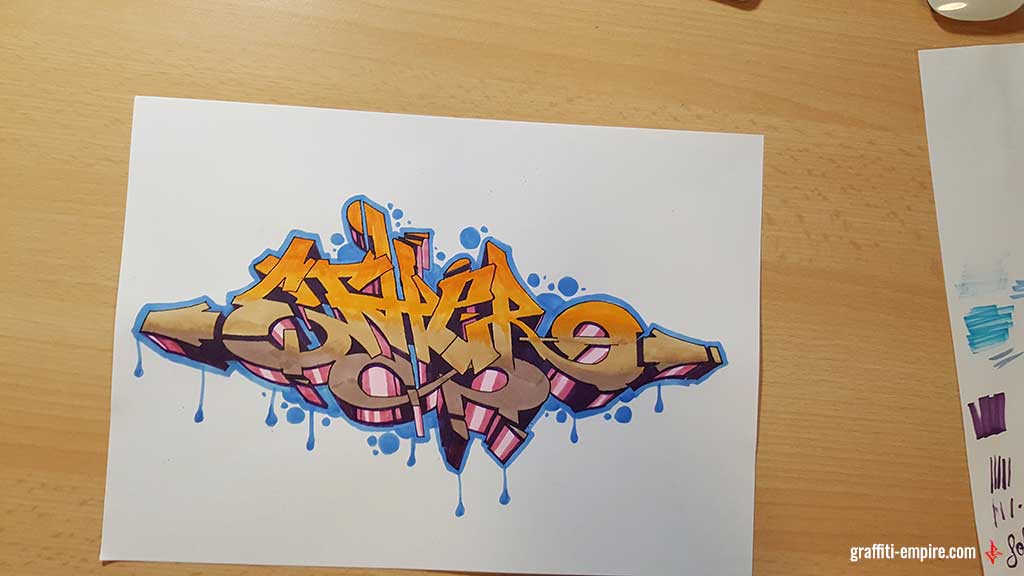 Featured image of post How To Draw Graffiti Words On Paper Any style colors and text