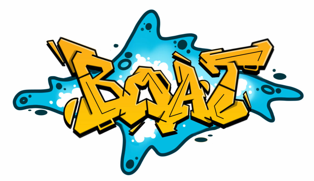 Goat digital graffiti graphic