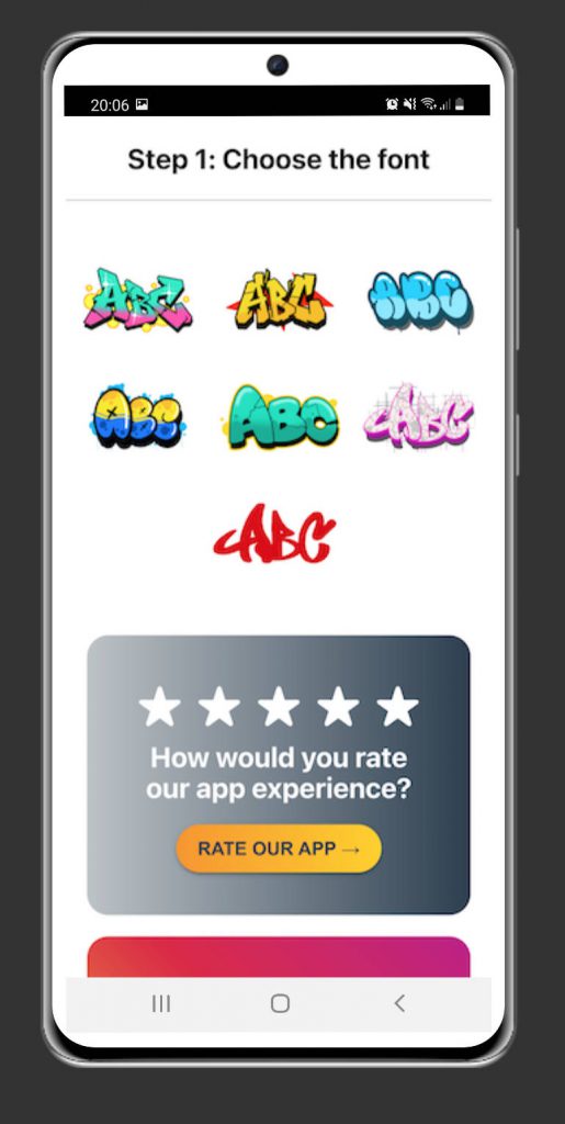 Graffiti Generator Android App