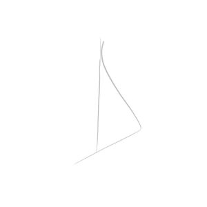 How to draw graffiti letter D Step 1 graphic