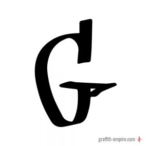 G Graffiti Tag Letter