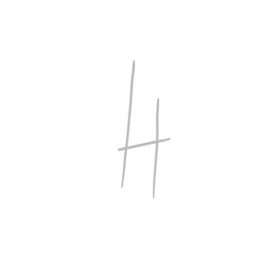 How to draw graffiti letter H tutorial step 1 graphic