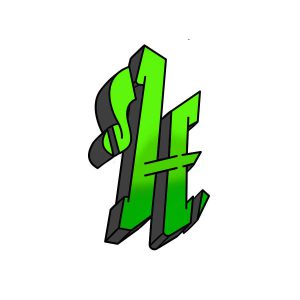How to draw graffiti letter H tutorial step 5 graphic