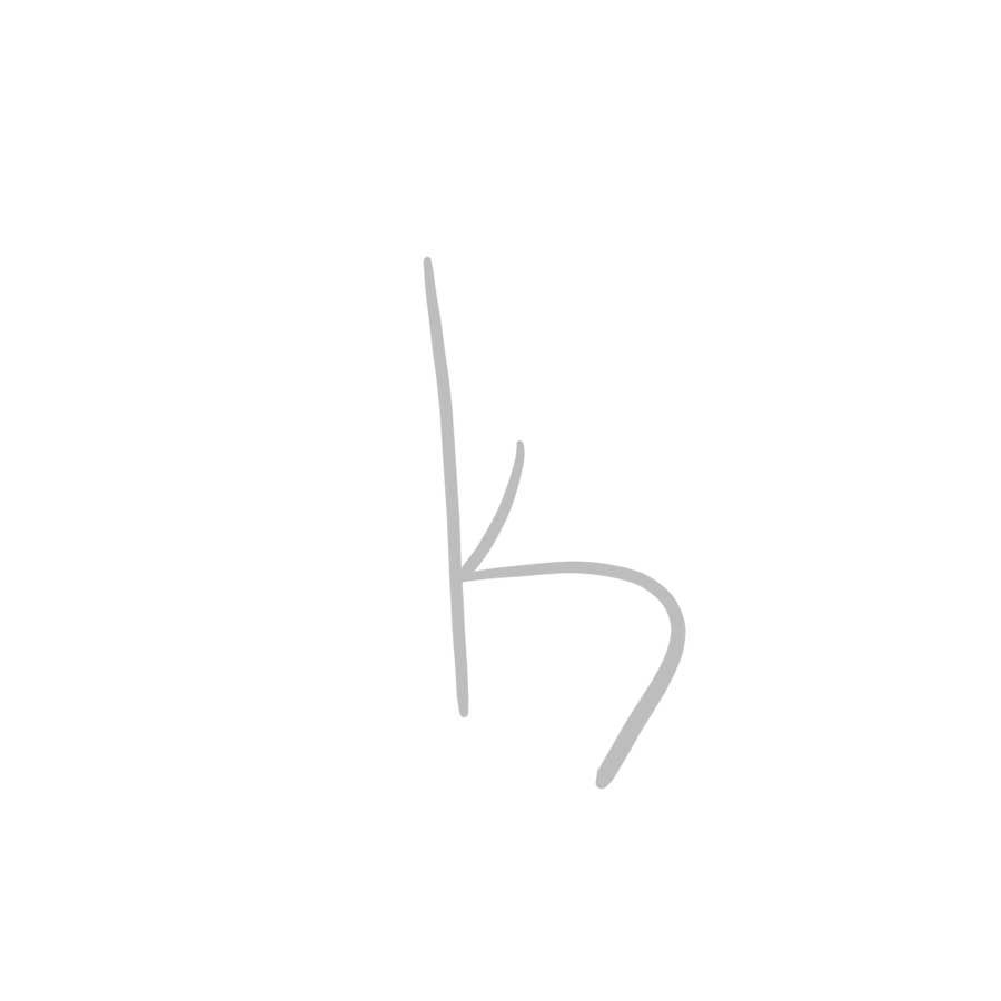 How to draw graffiti letter K tutorial - first step graphic