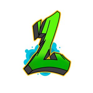 Graffiti Buchstabe L Zeichen-Anleitung Schritt 6 Grafik