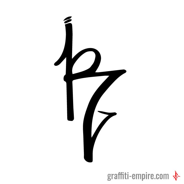 R Graffiti Tag Letter Graffiti Empire