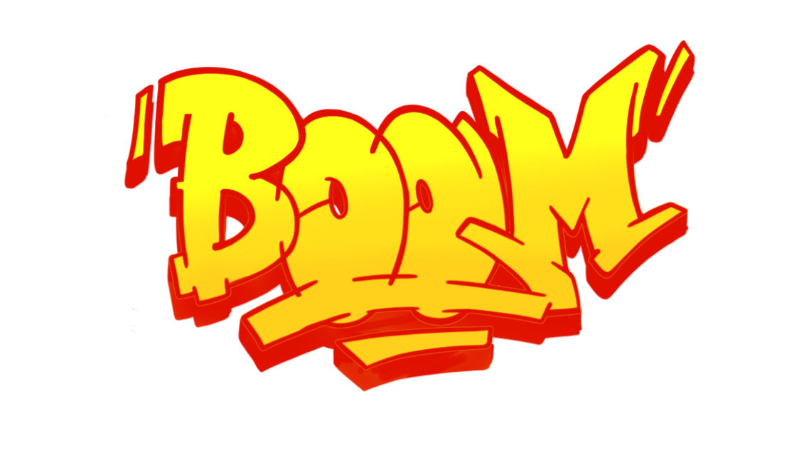 Boom Graffiti Sketching - Step 11 graphic