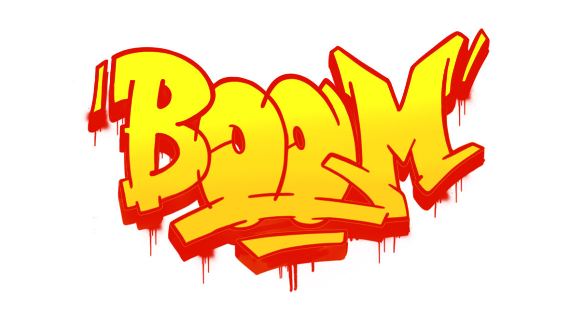 Boom Graffiti Sketching - Step 12 graphic