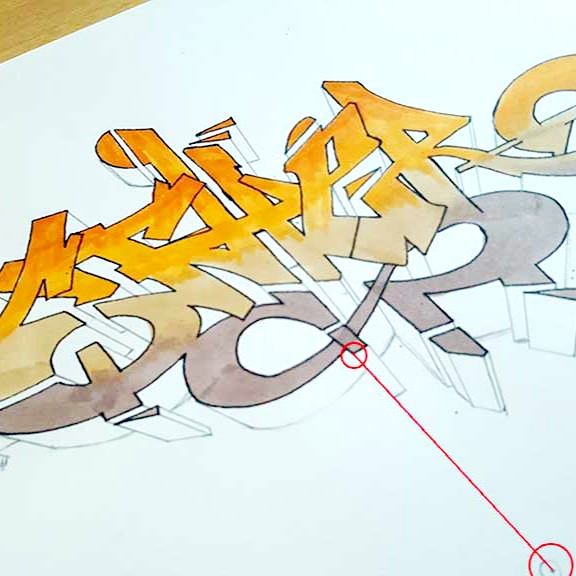 How to draw graffiti teaser graphic