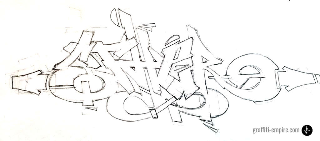 Pencil Drawings Of Graffiti Letters