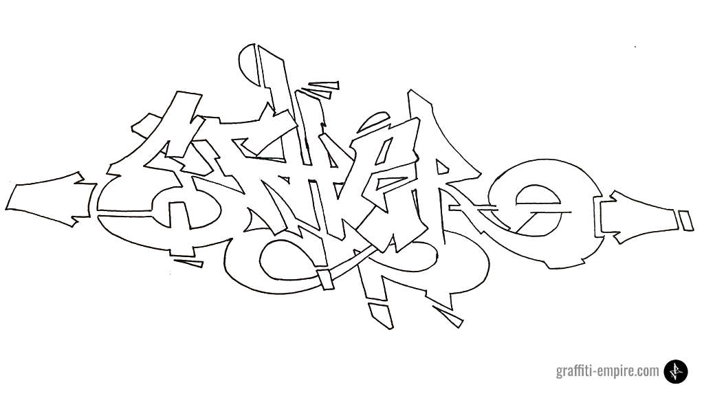 A step by step guide on how to draw graffiti for beginners