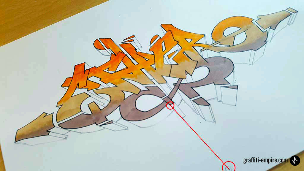 how to draw graffiti names step by step on paper