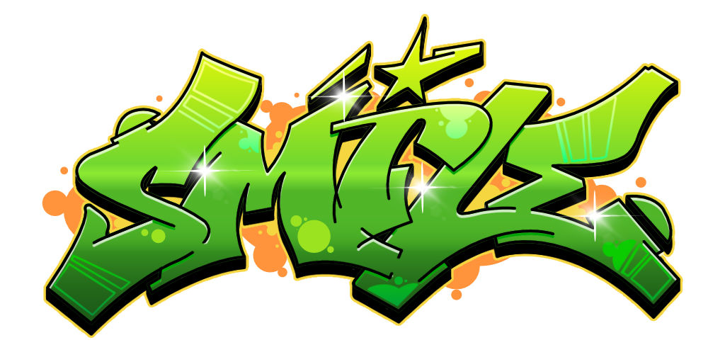 How to Draw “Smile” as Graffiti in 11 Steps